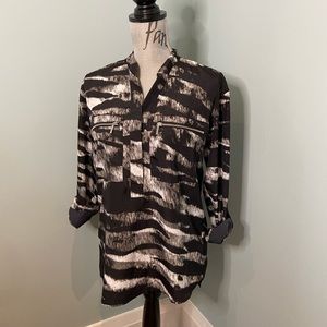 Michael Kors Zebra Print Blouse, 2